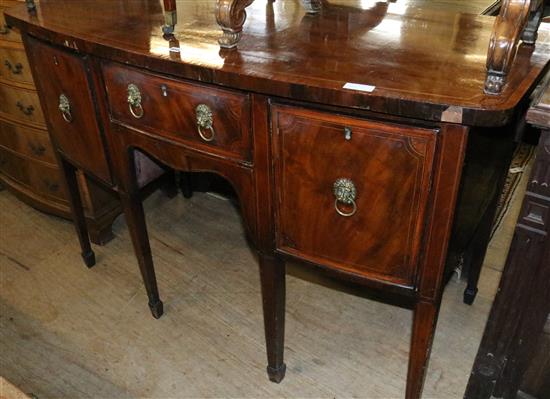 Inlaid mahogany sideboard